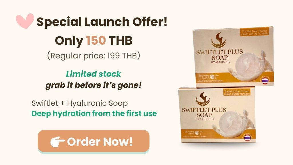 Swiftlet Plus Soap with Hyaluronic – Gentle Moisture from the First Wash