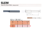 スロッティング SLEM-9-10 EM。 Ø9「栄光社」