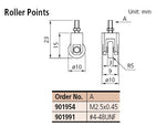 ROLLER POINT (M2.5x0.45) #901954 (SPARE PARTS) "Mitutoyo"